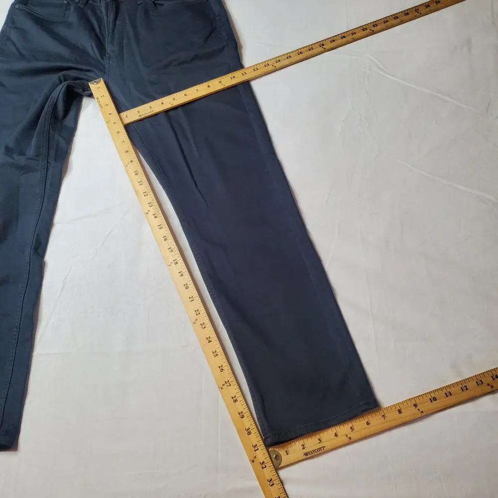 Banana Republic Men Size 34x32 NWT 5 Pocket Pant Slim Fit Stretch Black 1620338